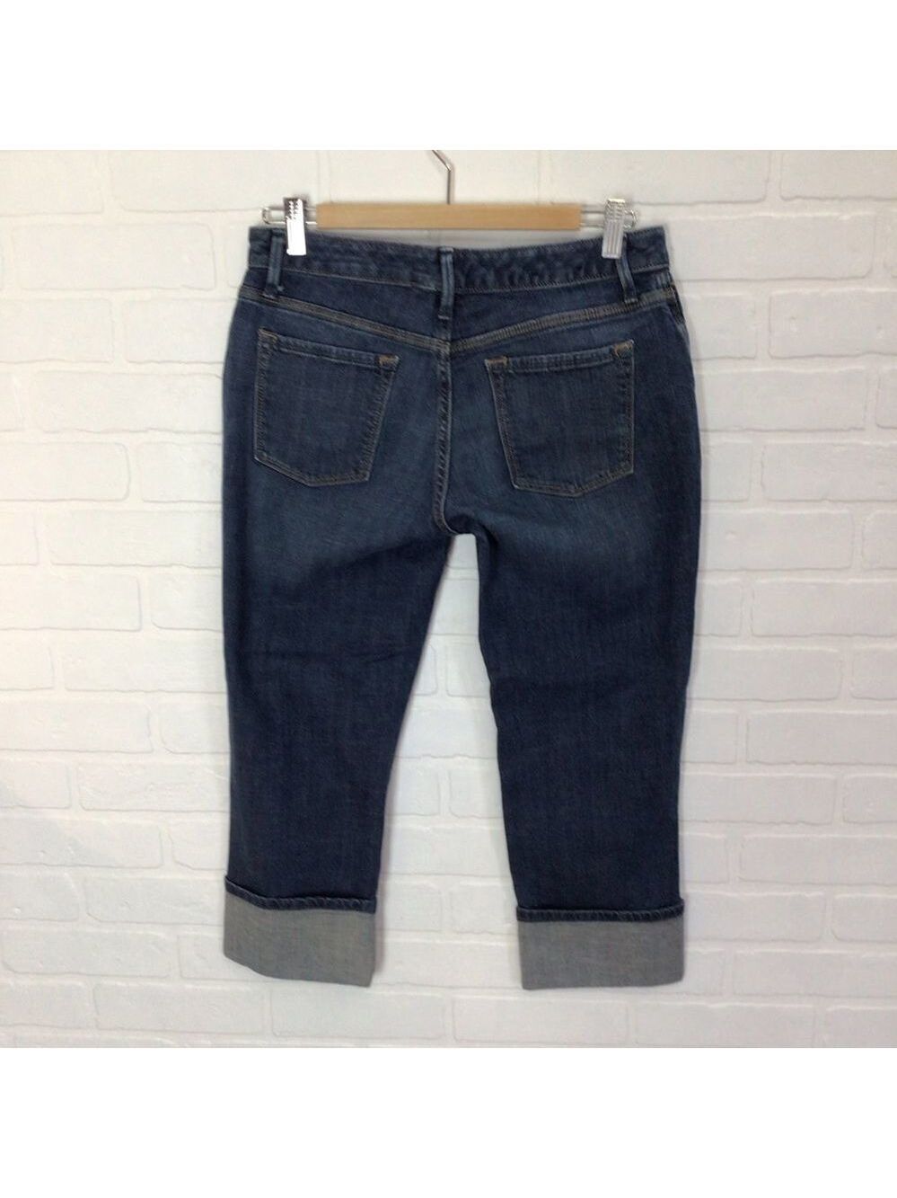 BANANA republic pedal pusher pants jeans stretchy cotton blend medium rise 28/6 - Picture 2 of 12